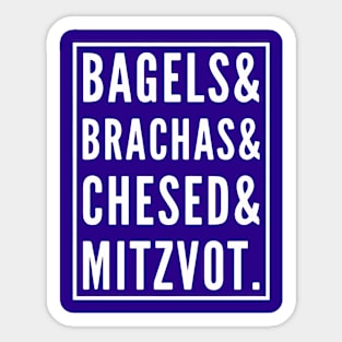 Bagels& Brachas Sticker